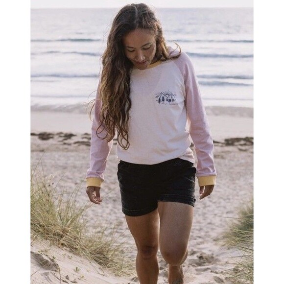 Passenger Womens S Riser Recycled Cotton Long Sleeve Tee - Picture 1 of 8